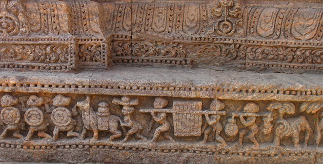 Beautiful Carving at Konark Temple