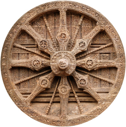Konark Figure - Wheel of Konark