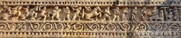 Stone carving on Chhayadevi temple wall