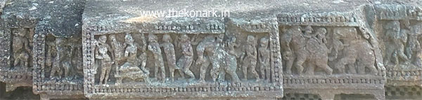 Stone carving on Chhayadevi temple wall