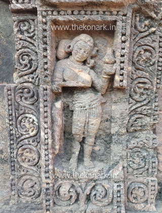 Stone figure on the inner wall