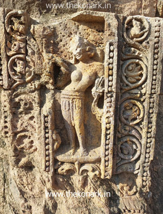 Stone figure on the inner wall