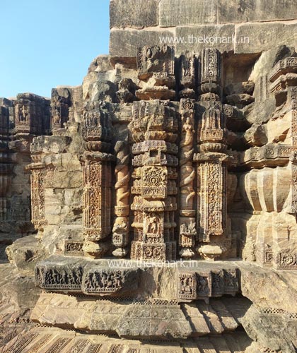 Outer wall of Chhayadevi Temple