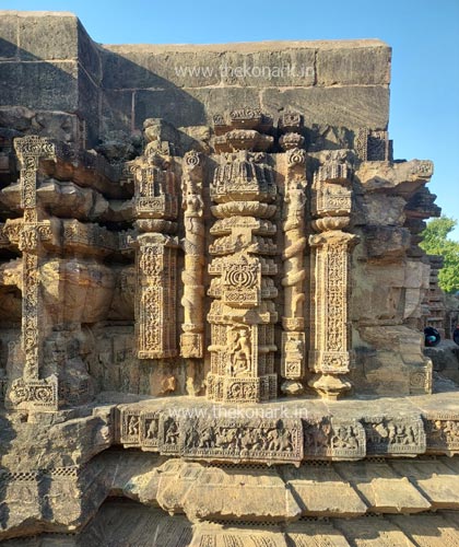 Outer wall of Chhayadevi Temple