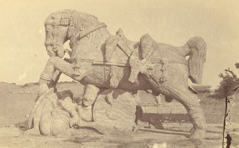 1890 - View from right side of the right side Konark war horse