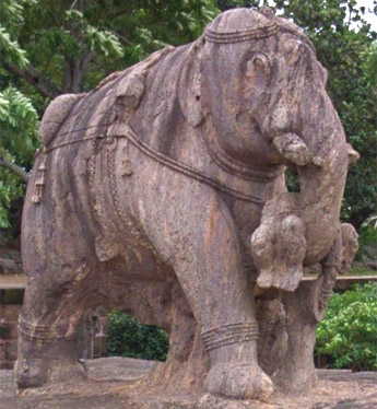 Side view of the Eastern War Elephant